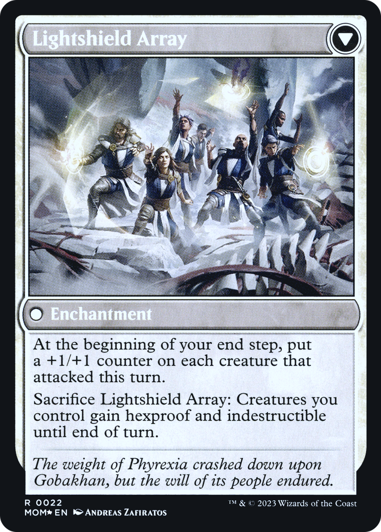 Invasion of Gobakhan // Lightshield Array (PRE-22S) - March of the Machine Promos Foil