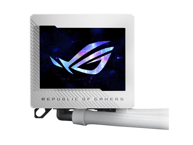 ASUS ROG RYUJIN III 240 ARGB WHT AIO liquid CPU cooler with 240mm radiator