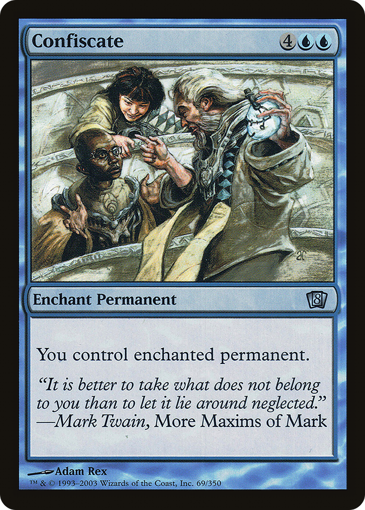 Confiscate (8ED-69★) - Eighth Edition Foil