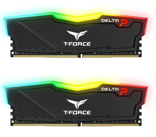 TEAMGROUP TF3D416G3600HC18JDC01 DELTA RGB 2x8GB DR4 3600MHz CL18 UDIMM BLK