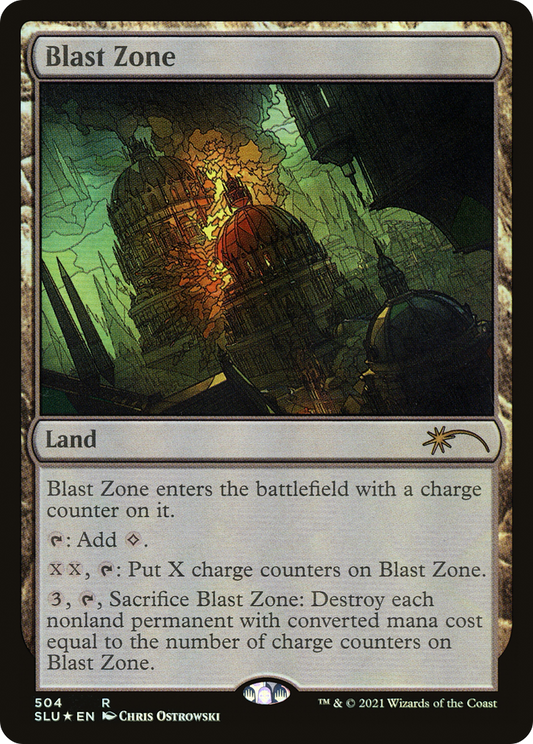 Blast Zone (SLU-504) - Secret Lair: Ultimate Edition Foil