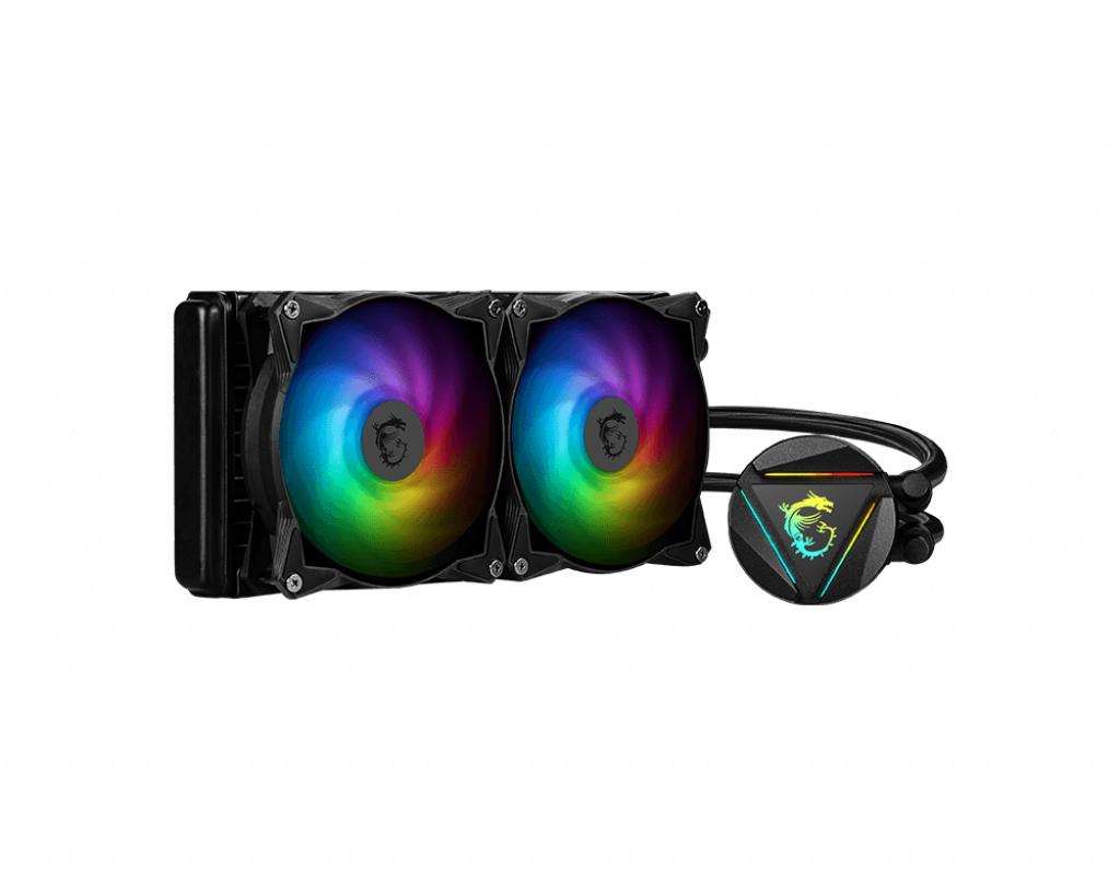 MSI MAG CoreLiquid 240R V2 240R AIO Liquid CPU Cooler 2x120mm PWN Fans ARGB