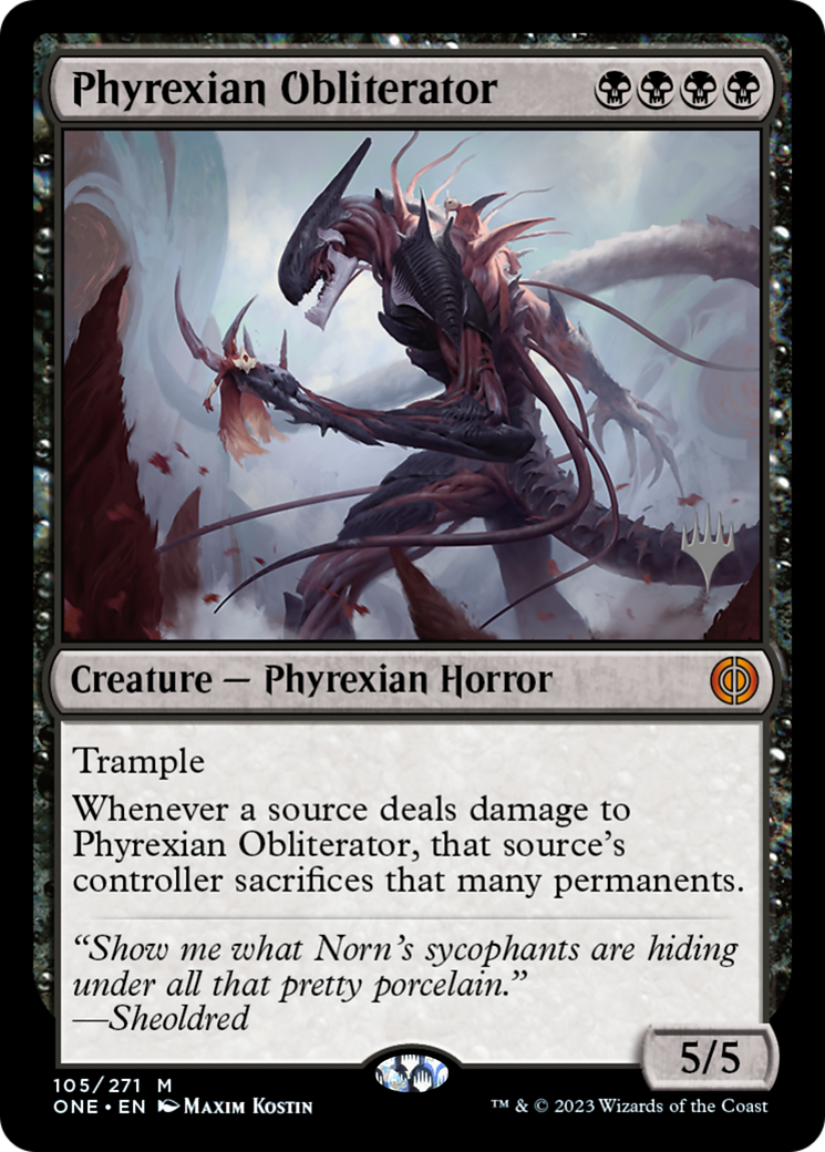 Phyrexian Obliterator (PPONE-105P) - Phyrexia: All Will Be One Promos