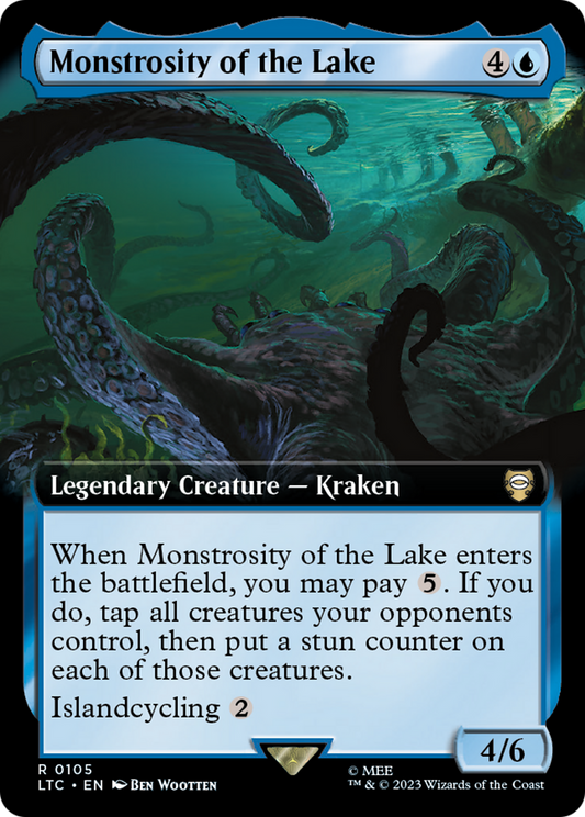 Monstrosity of the Lake (LTC-105) - Tales of Middle-earth Commander: (Extended Art) Foil