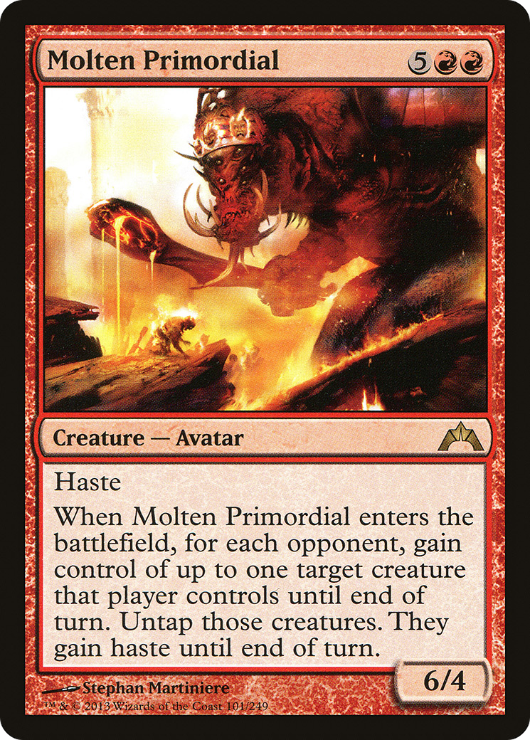 Molten Primordial (GTC-101) - Gatecrash Foil