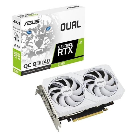 ASUS VCX DUAL-RTX3060-O8G GeForce RTX 3060 OC 8 Go GDDR6 128 bits PCIE vente au détail