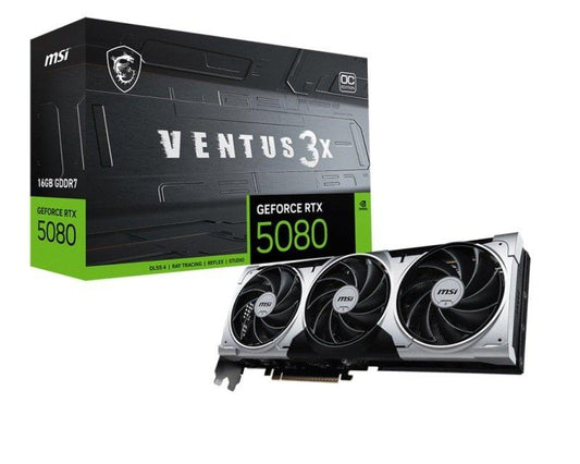MSI GeForce RTX 5080 16G VENTUS 3X OC PLUS 16GB GDDR7 256bit PCIE