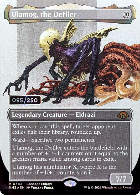 Ulamog, the Defiler (MH3-383Z) - Modern Horizons 3 (Borderless) Foil