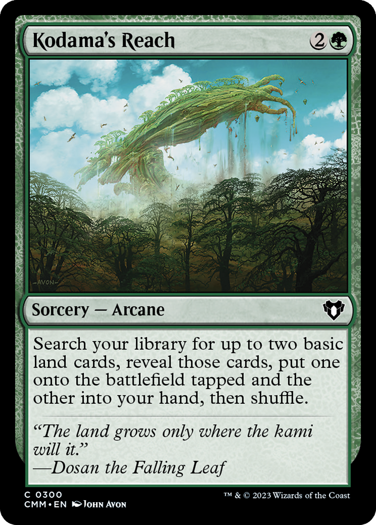 Kodama's Reach (CMM-300) - Commander Masters
