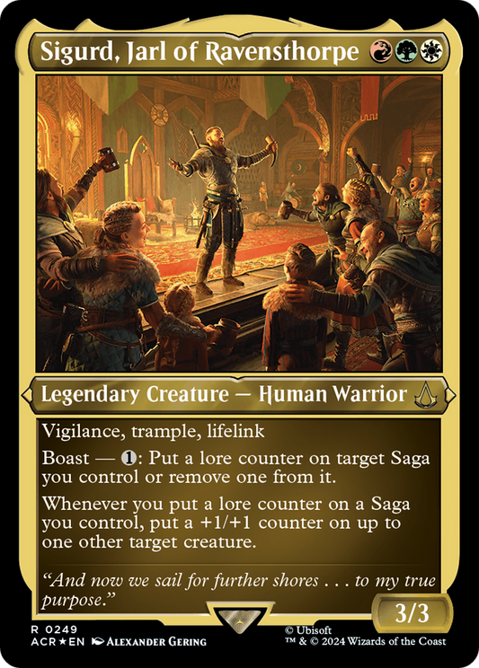 Sigurd, Jarl of Ravensthorpe (ACR-249) - Assassin's Creed Etched Foil