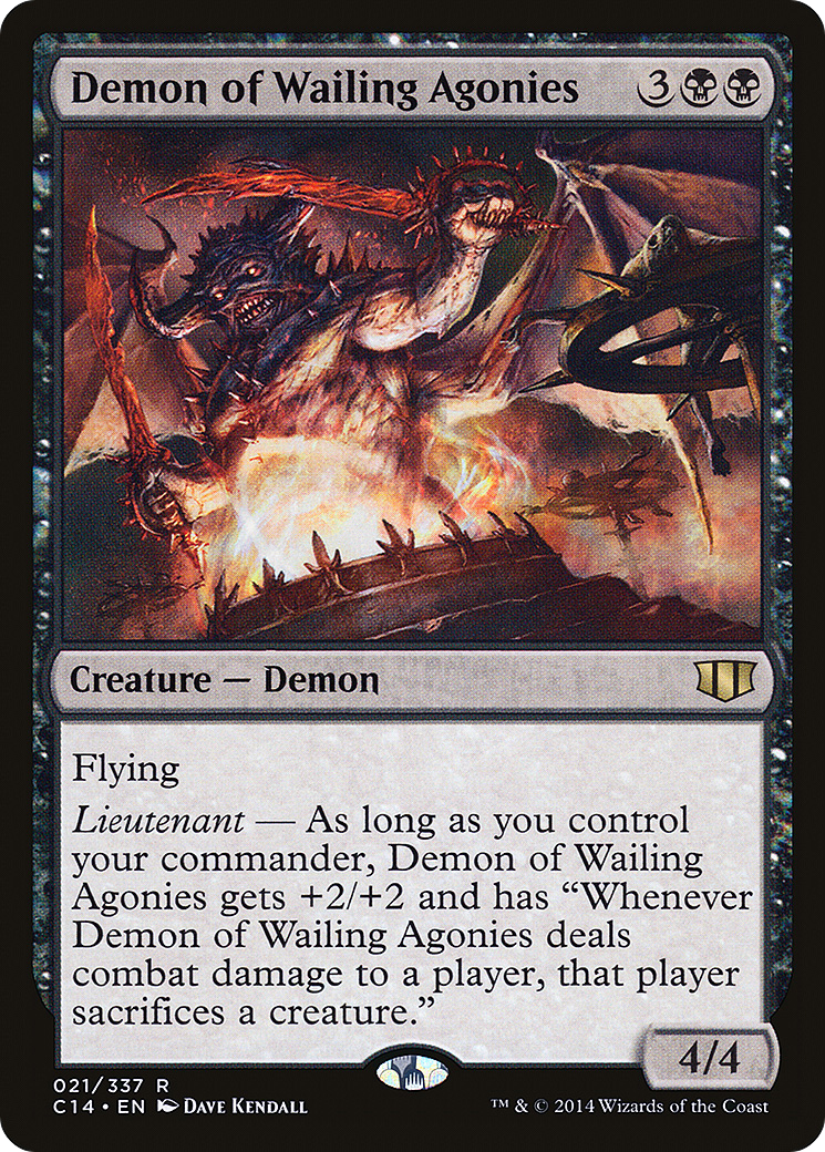 Demon of Wailing Agonies (C14-021) - Commander 2014