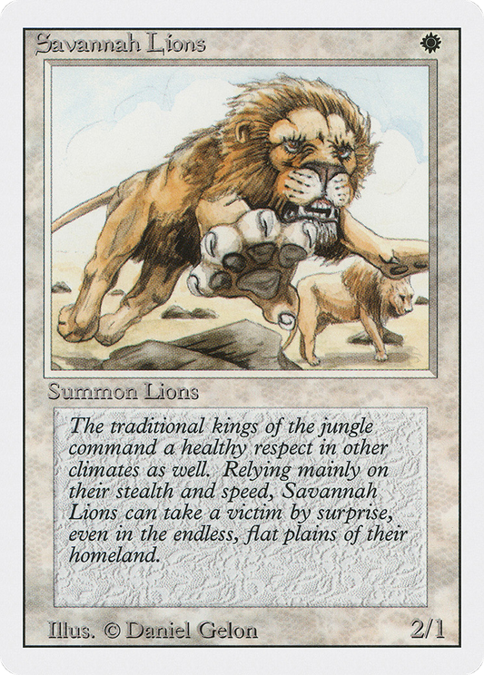 Savannah Lions (3ED-039) - Revised Edition