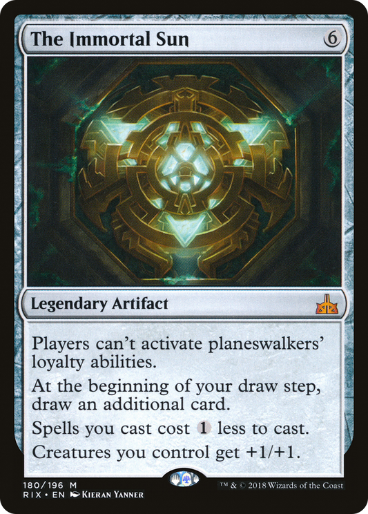 The Immortal Sun (RIX-180) - Rivals of Ixalan Foil