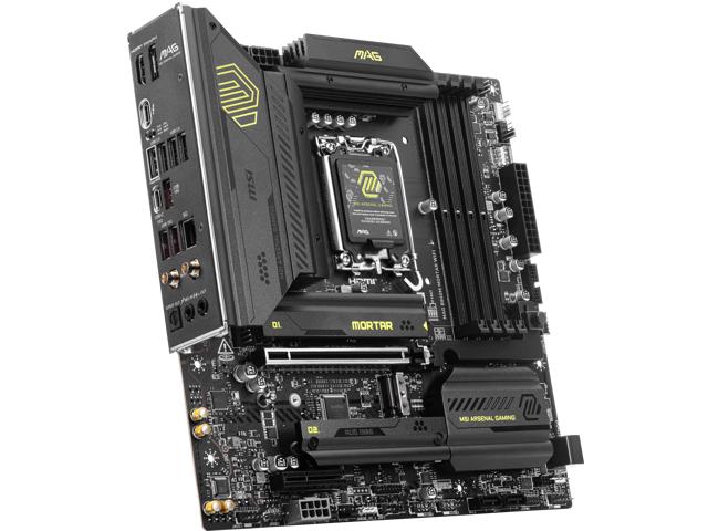 MSI MB MAG B860M MORTAR WIFI B860 LGA1851 Max256GB DDR5 mATX