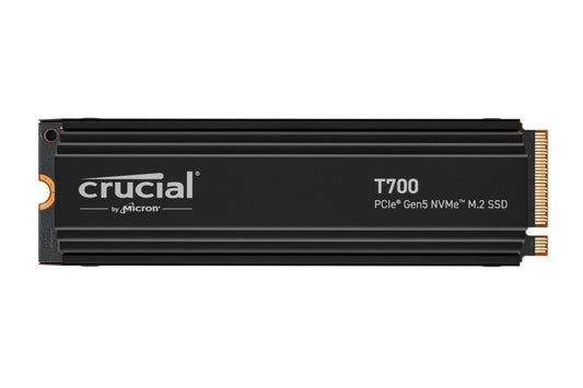 Crucial SSD CT4000T700SSD5 T700 4TB PCIe Gen5 NVMe M.2 SSD with heatsink