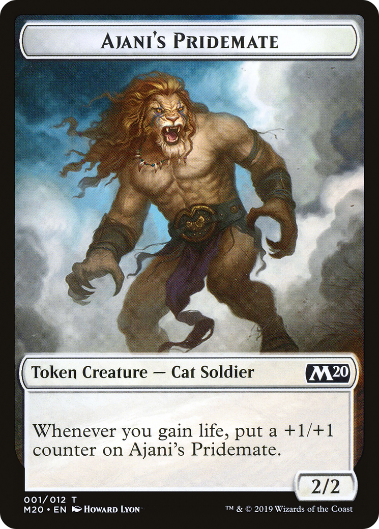 Ajani's Pridemate (M20-001) - Core Set 2020 Tokens