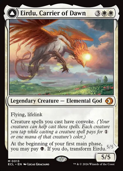 Eirdu, Carrier of Dawn // Isilu, Carrier of Twilight [ECL - 13]
