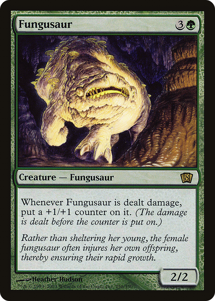 Fungusaur (8ED-250★) - Eighth Edition Foil