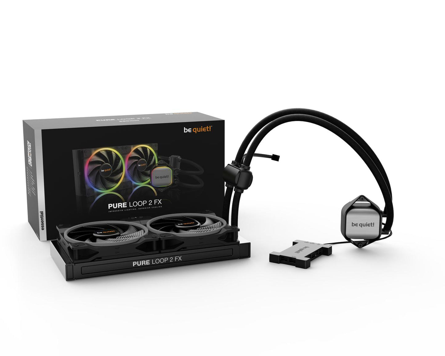 be quiet! Fan BW014 PURE LOOP 2 FX 280mm All-in-One water cooling ARGB