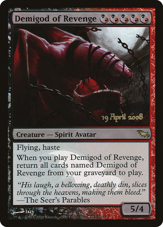 Demigod of Revenge – PRE-183 – Shadowmoor Promo Foil