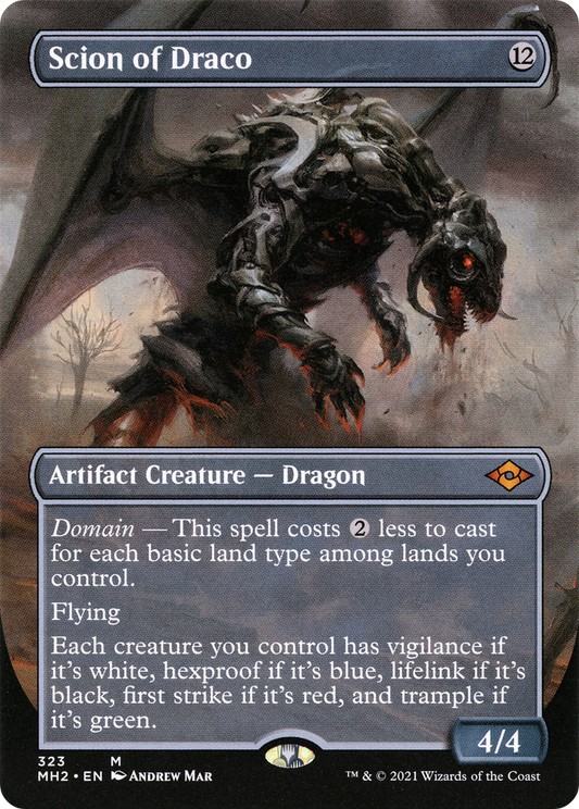Scion of Draco (Borderless) (MH2-323) - Modern Horizons 2 (Borderless)