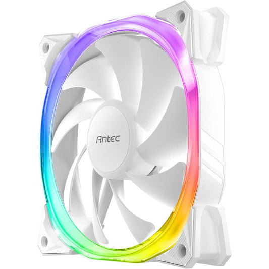 Antec Fan Fusion 120 ARGB W 120mm PWM ventilateur roulement hydraulique blanc vente au détail