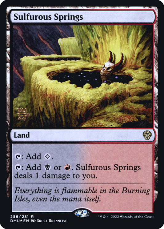 Sulfurous Springs (PRE-256S) - Dominaria United Promos Foil