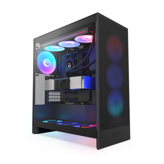 NZXT H7 FLOW RGB (2024) Black MidTower