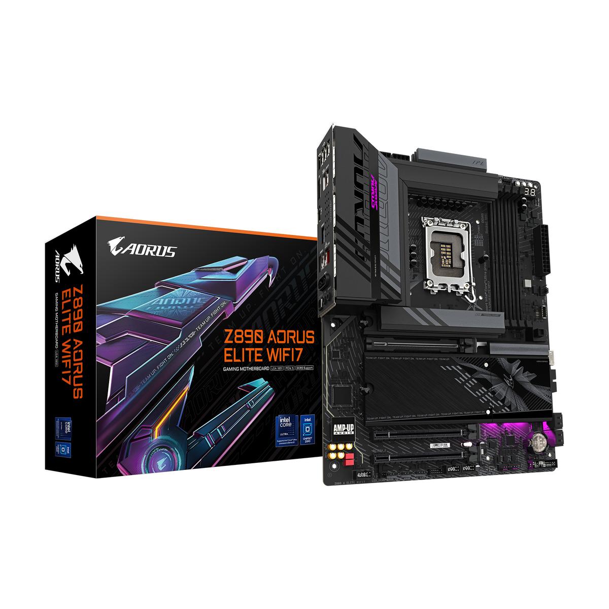 Gigabyte Z890 AORUS ELITE WIFI7 Z890 LGA1851 Max256GB DDR5 ATX