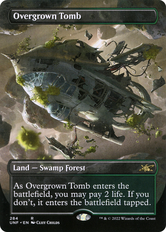 Overgrown Tomb (UNF-284) - Unfinity (Borderless) Foil