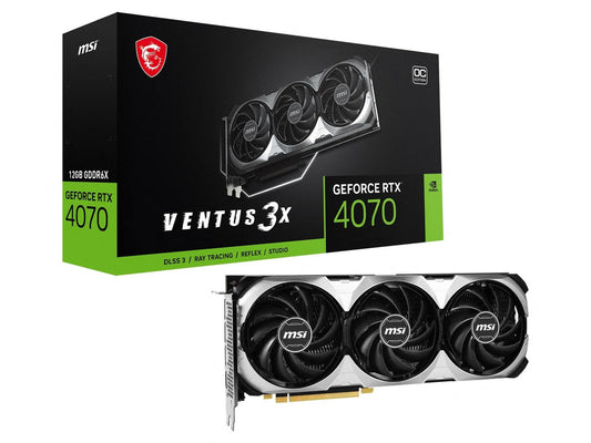 MSI RTX 4070 VENTUS 3X E1 12G OC Retail