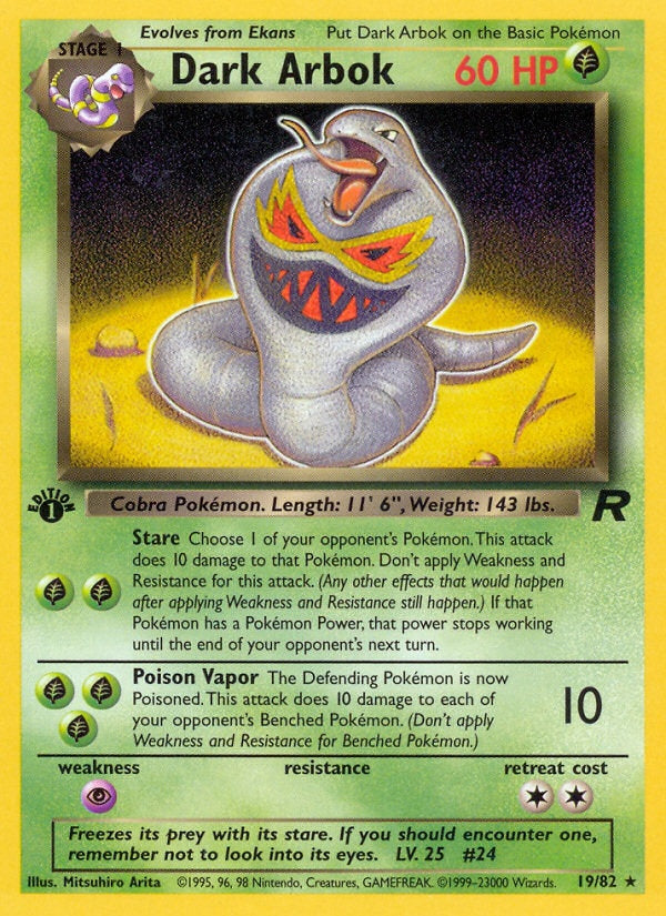 Dark Arbok [BASE5 - 19]