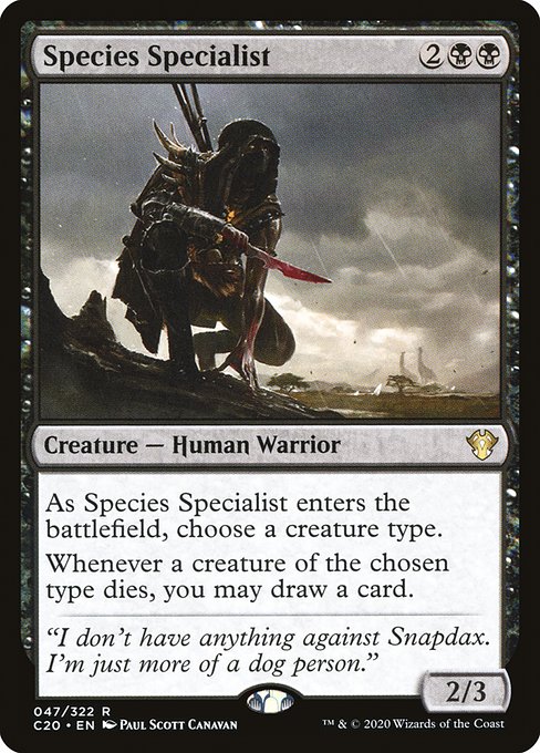 Species Specialist [C20 - 47]