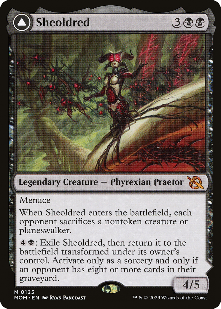 Sheoldred // The True Scriptures (MOM-125) - March of the Machine Foil
