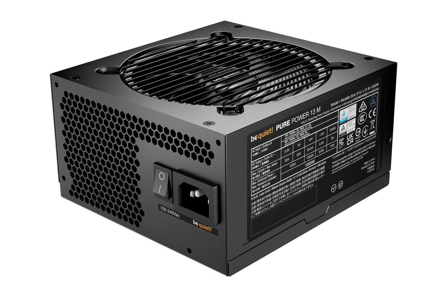 be quiet! PS BP029US Pure Power 13 M 1200W 80+ Gold