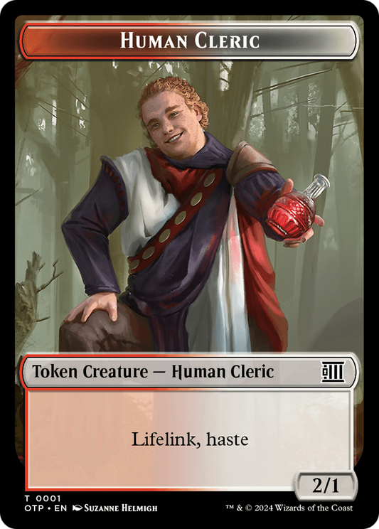 Human Cleric (TOTP-001) - Breaking News Tokens