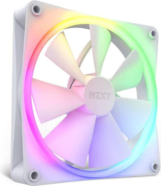 NZXT F140 RGB Core Ventilateur RVB monté sur moyeu 140 mm blanc