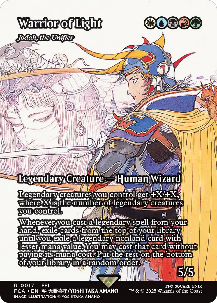 Warrior of Light - Jodah, the Unifier (Showcase) (FCA-017) - FINAL FANTASY: Through the Ages / Warrior of Light (Borderless)