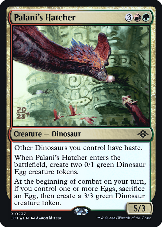 Palani's Hatcher (PRE-237S) - The Lost Caverns of Ixalan Promos Foil