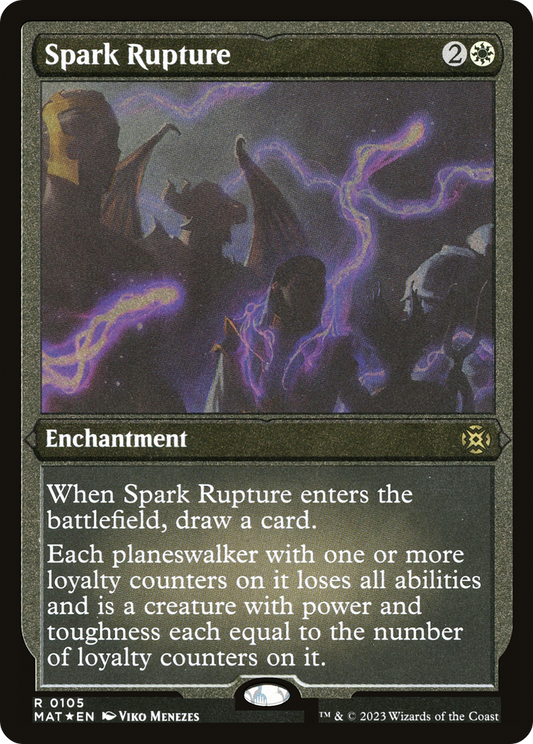 Spark Rupture (MAT-105) - March of the Machine: The Aftermath Etched Foil