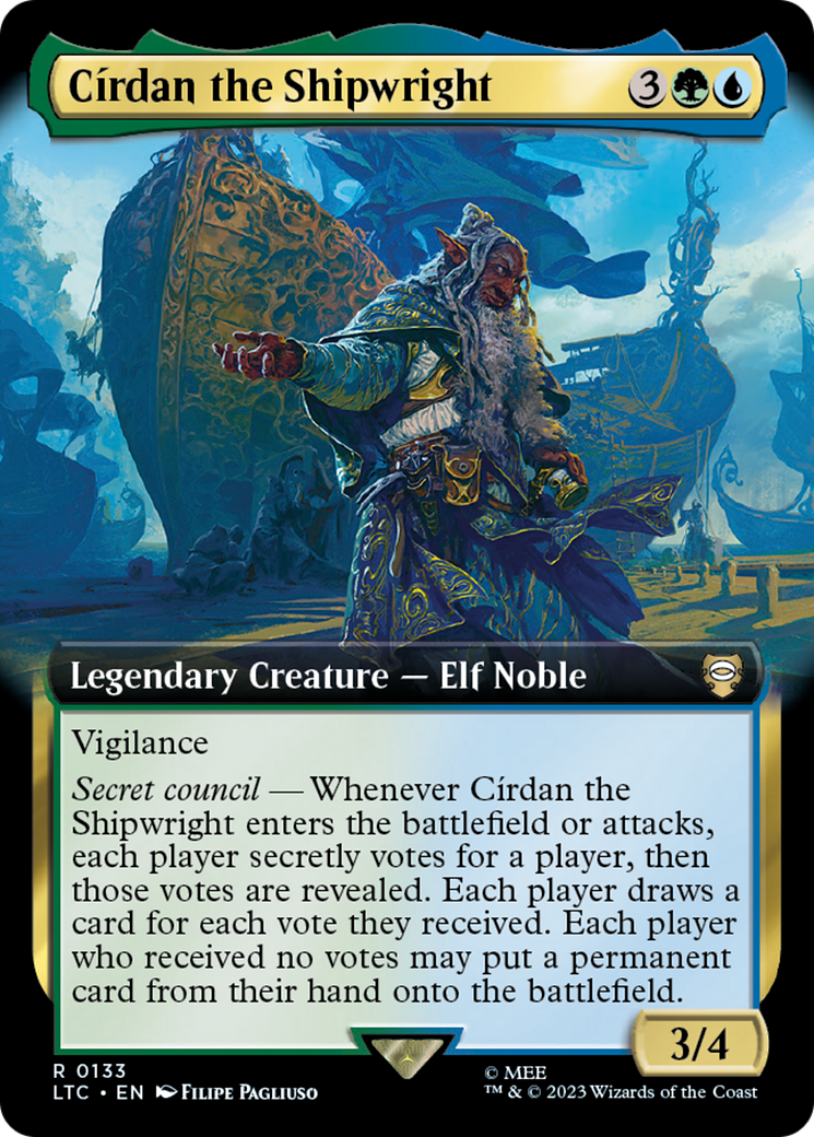 Círdan the Shipwright (LTC-133) - Tales of Middle-earth Commander: (Extended Art)