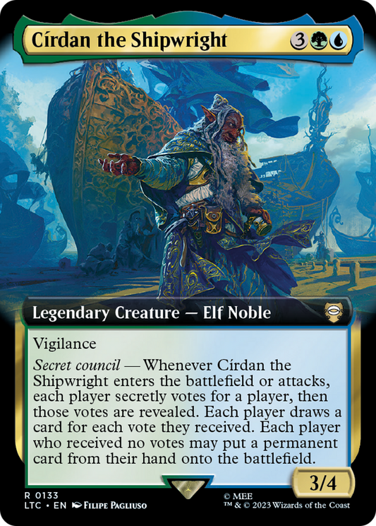 Círdan the Shipwright (LTC-133) - Tales of Middle-earth Commander: (Extended Art) Foil