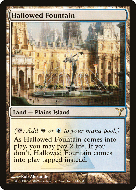 Hallowed Fountain (DIS-174) - Dissension Foil
