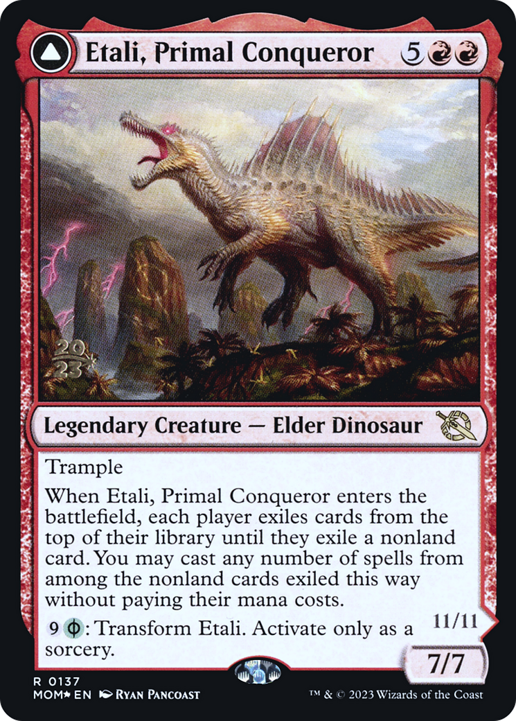 Etali, Primal Conqueror // Etali, Primal Sickness (PRE-137S) - March of the Machine Promos Foil