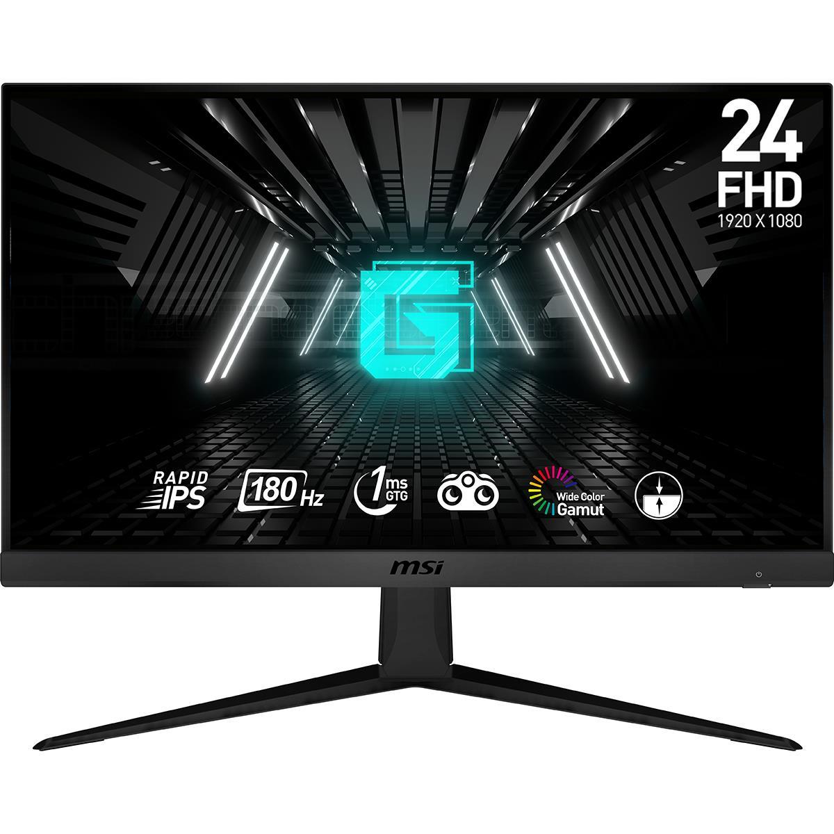 MSI G2412F 24 Rapid IPS FHD 1920x1080 16:9 1ms 180Hz 2HDMI DP