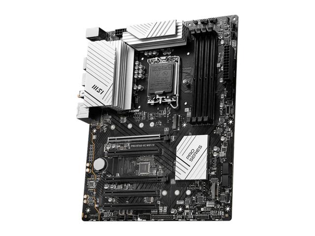 MSI PRO B760-VC WIFI IV LGA1700 Max192GB DDR5 PCI-E ATX