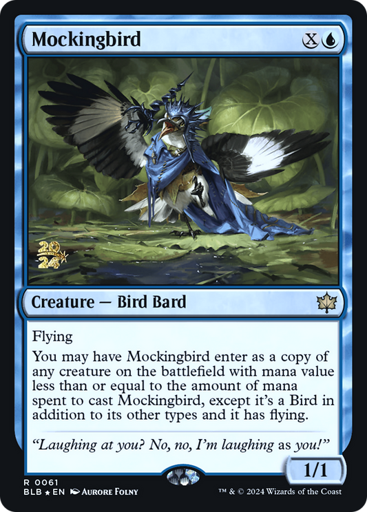 Mockingbird (PRE-61S) - Bloomburrow Promos Foil