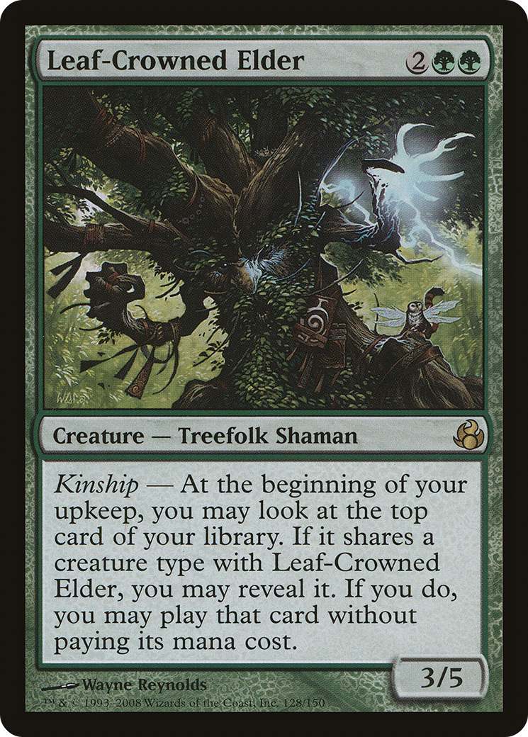 Leaf-Crowned Elder (MOR-128) - Morningtide Foil