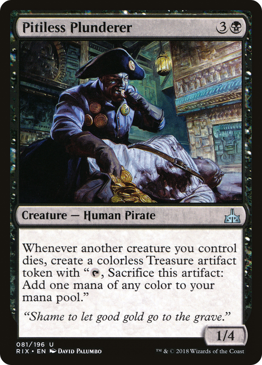 Pitiless Plunderer (RIX-081) - Rivals of Ixalan Foil