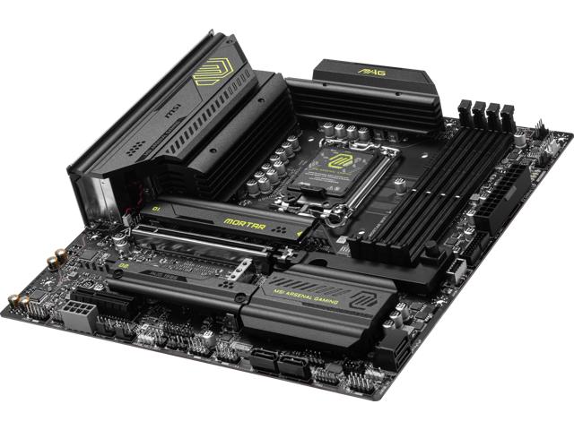 MSI MB MAG B860M MORTAR WIFI B860 LGA1851 Max256GB DDR5 mATX